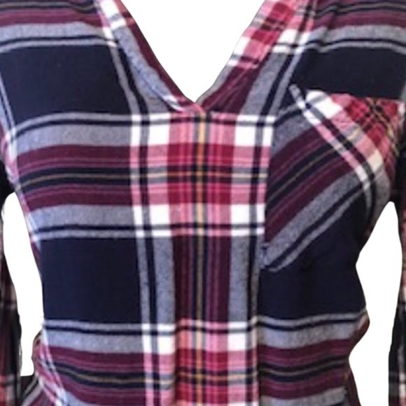 Pink Rose Flannel Top - Picture 3 of 7